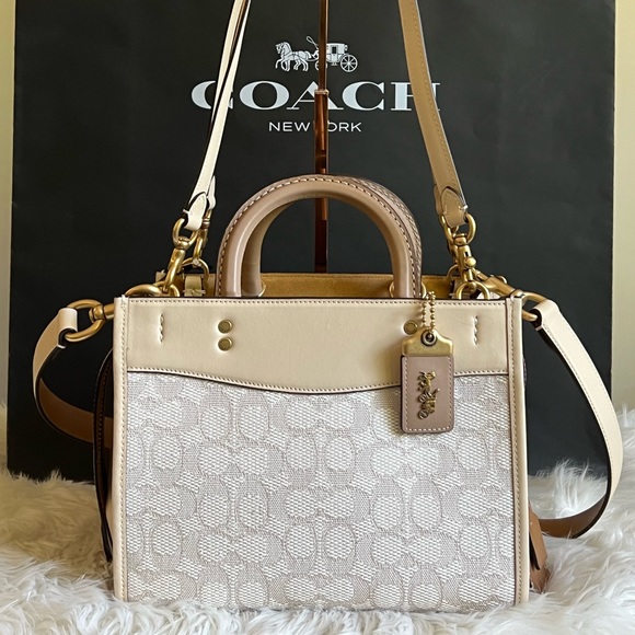 CA302 - Coach Rogue 25 In Signature Textile Jacquard - Picture 2 of 14